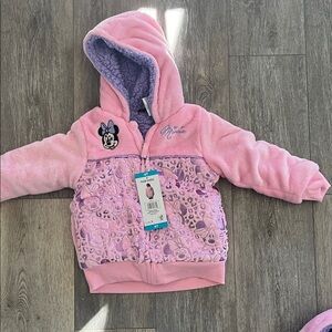 Disney Kids Pink Minnie Mouse Jacket